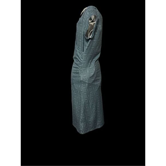 Beautiful Alpine Design Performance pullover v neck Dress Womens Blue Size medi - Picture 9 of 13